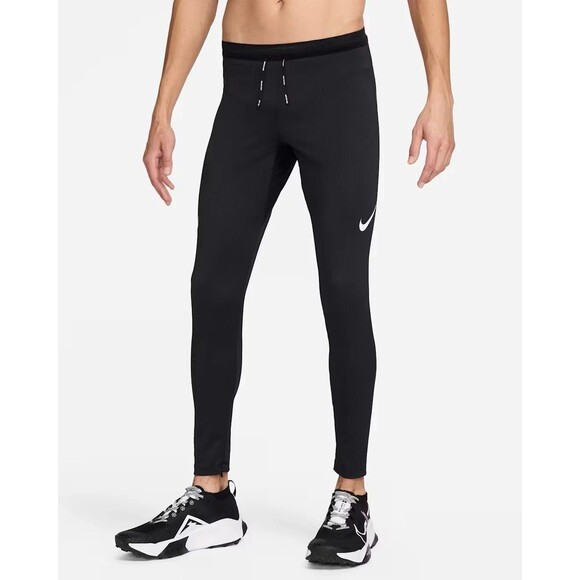 Nike AeroSwift Dri-FIT ADV Running Tights Black Summit White Men's S FN3367-010 - Picture 1 of 7